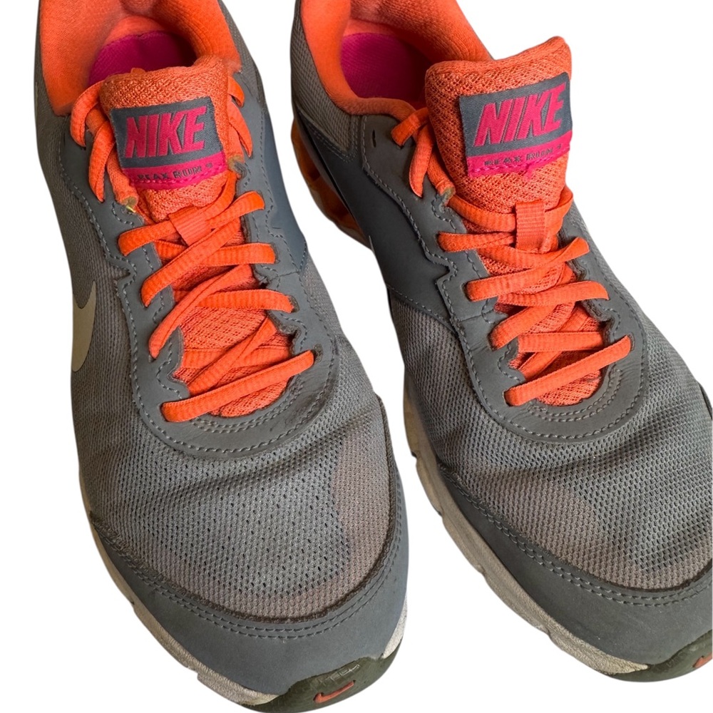 Nike Charcoal and Neon Orange Running Shoes